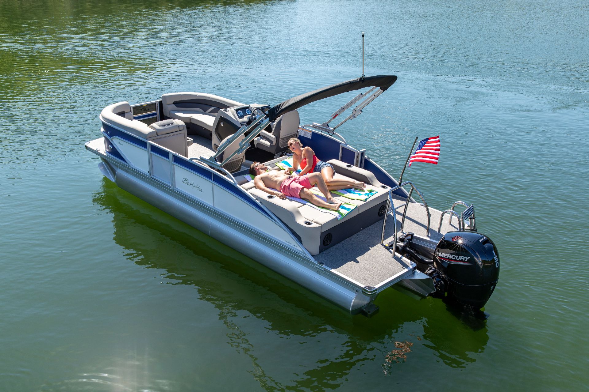 Cabrio Ultra Lounge Floorplans & Specs | Barletta Pontoon Boats